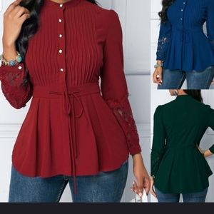 New Beautiful Red Top!